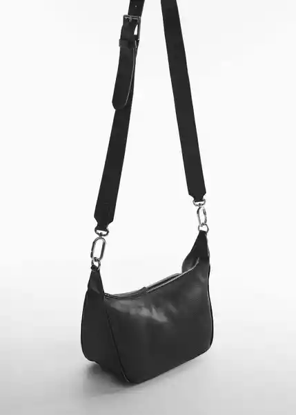 Bolso M Romo Negro Talla 99 Mujer Mango