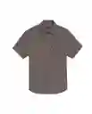 Camisa Carbón Pocket Verde Aceituna Oscuro Talla L Chevignon