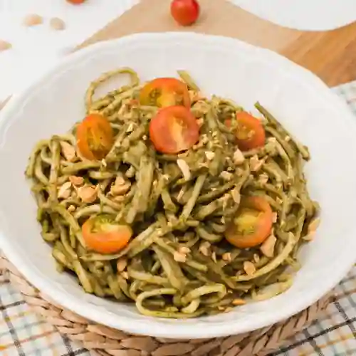 Espaguetis Al Pesto