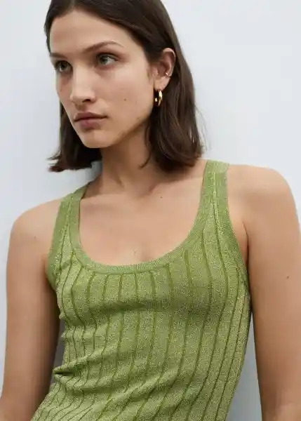 Top Klan Verde Talla S Mujer Mango