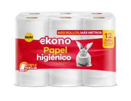 Ekono Papel Higiénico Triple Hoja 396 m