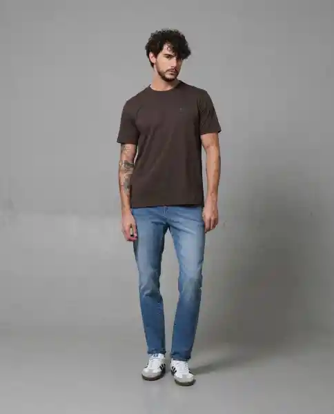 Camiseta Hombre Cafe S 100G001_CAF190814 Rifle