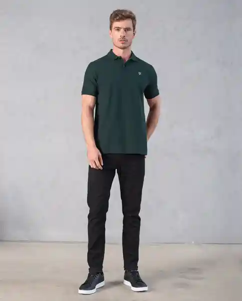 Camiseta Hombre Verde Talla S 195350D Rifle