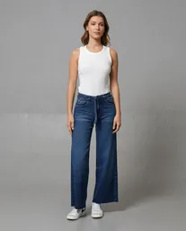 Jean Mujer Azul Talla 12 233G010_AZU174021 Rifle