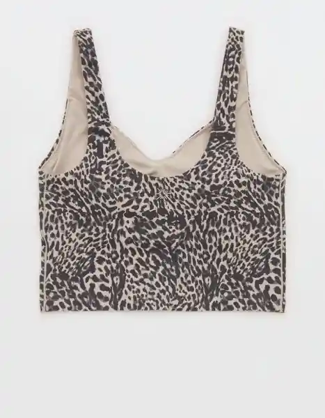 Top Deportivo Aerie Gris Talla SMALL 1240213 American Eagle