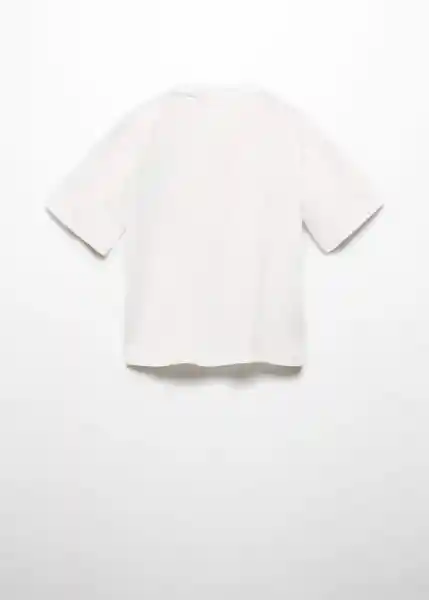 Camiseta Respect Off-White Talla 08 Niño Mango