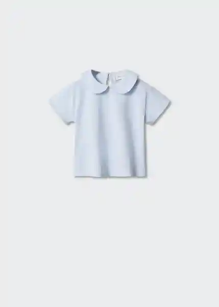 Camiseta Lily Celeste Talla 67 Niñas Mango