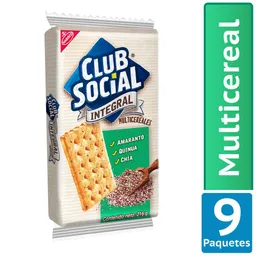 Club Social Galleta Integral Multicereales 