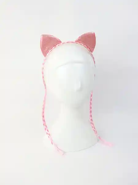 Diadema Cat Pink Rosado Fuxia