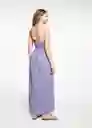 Vestido Violeta Lila Talla 22 Niñas Mango