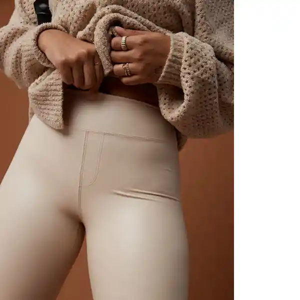 Leggings Beige Aerie Talla Med Reg American Eagle