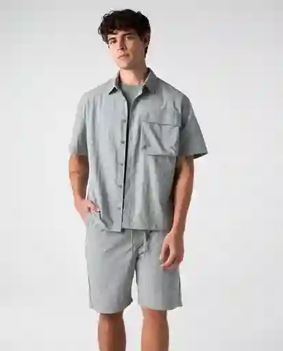 Camisa Hombre Verde Talla M 812G002_VER165804