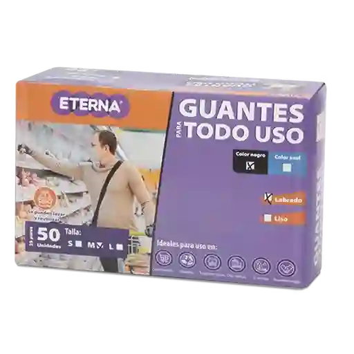 Eterna Guante Multiuso Negro Tm