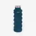 Inkanta Botella Plegable Q Azul Oscuro