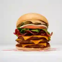 Clap Smash Triple Triple Burger