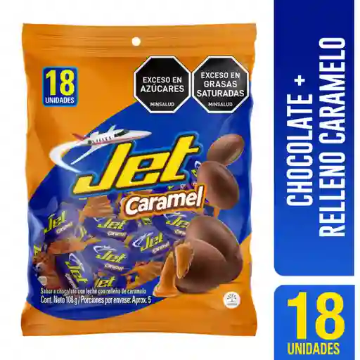 Jet Golosina Caramels 6 g x 18 Und