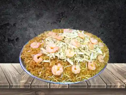 Arroz con Pollo y Camarón
