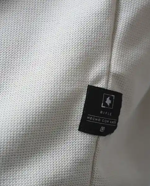 Camiseta Hombre Crudo Talla L 109G019_CRU110104 Rifle