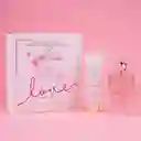 Set de Regalo Perfume y Crema Corporal Visible Love Miniso