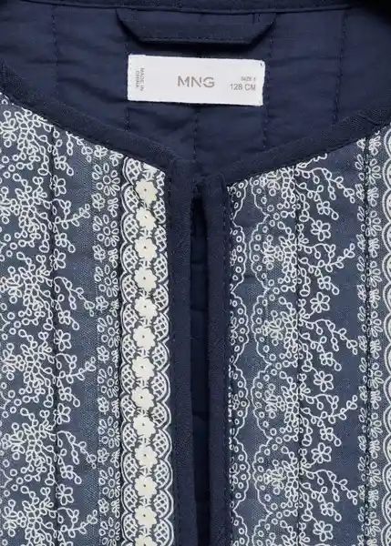 Chaqueta Mery Navy Talla 13 Niñas Mango