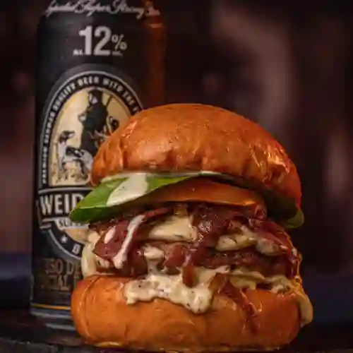 Hamburguesa angus tequila blue