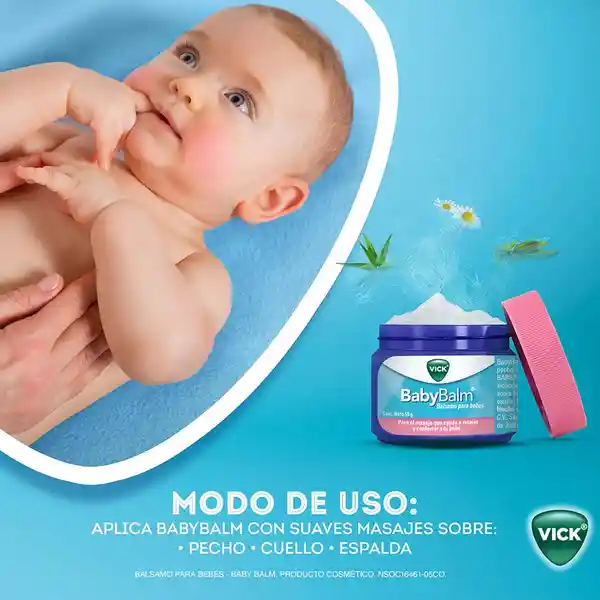 Vick BabyBalm Bálsamo para Bebés 6 unidades de 12 g