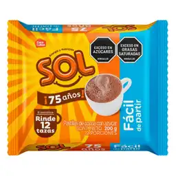 Sol Chocolate Pastillas Cocoa