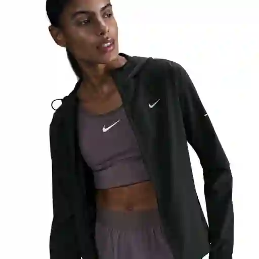 Nike Chaqueta Para Correr W Swift Rpl Pkbl Mujer Negro Talla M