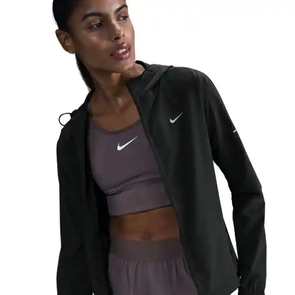 Nike Chaqueta Para Correr W Swift Rpl Pkbl Mujer Negro Talla M