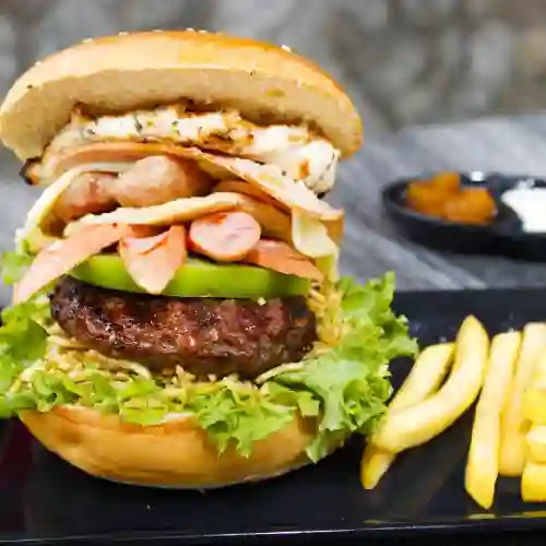 Hamburguesa la Mega Poderosa