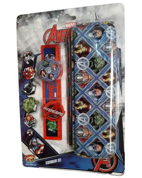 Avengers Toyng Set Escolar Cartuchera