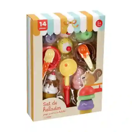 Set Helados Plasticos Diseño 0007 Casaideas