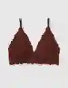 Bralette Aerie Vinotinto Talla Medium 4114677 American Eagle