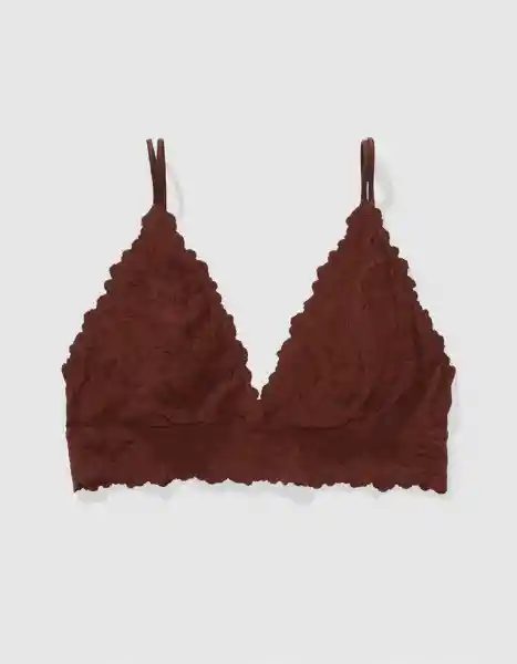 Bralette Aerie Vinotinto Talla Medium 4114677 American Eagle