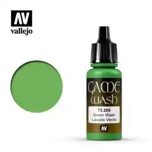 Vallejo Pintura Acrílica Game Color Lavado Verde 17 mL