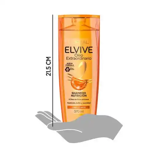 Loreal Paris-Elvive Shampoo Óleo Extraordinario