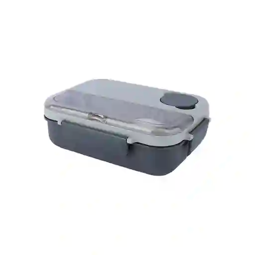 Contenedor Para Alimentos de Serie Negro y Gris Miniso