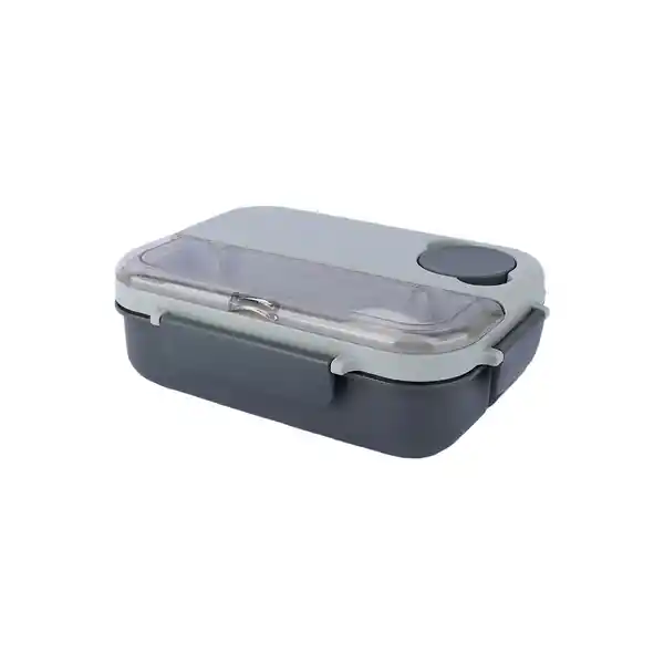 Contenedor Para Alimentos de Serie Negro y Gris Miniso