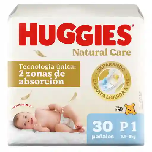 Huggies Pañal Natural Care Etapa 1/P 30 Und