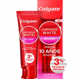 Colgate Crema Dental Luminous White Glow 50 mL