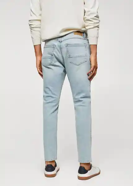 Pantalón Jean Tom Tejano Claro Talla 44 Hombre Mango