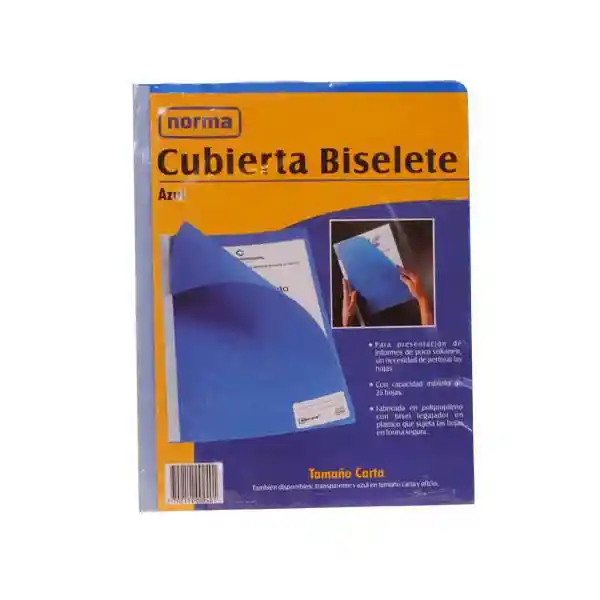 Norma Cubierta Biselette Carta Azul 500240