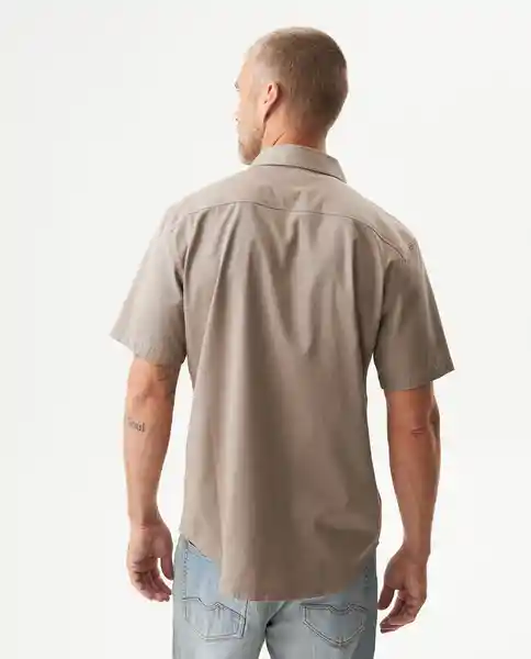 Camisa Pockets Gris Industrial Medio Talla S Chevignon