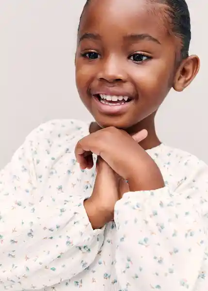 Camiseta Turki Off White Talla 71 Niños Mango