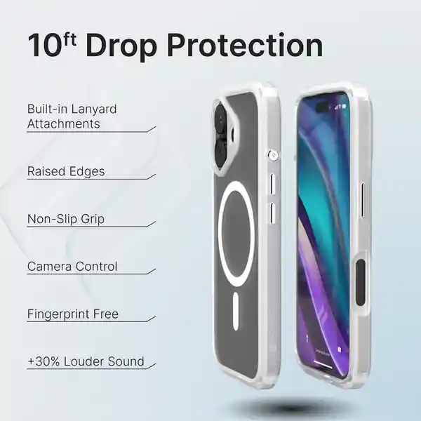 Catalyst Case Influence Con Magsafe Para iPhone 16 Transparente