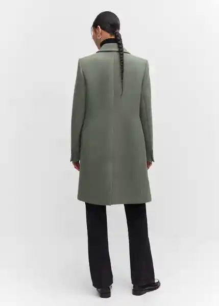 Abrigo Dali Khaki Talla 25 Mujer Mango