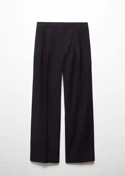 Pantalón Lago Negro Talla 38 Mujer Mango