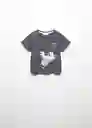 Camiseta Feria2 Antracita Talla 67 Niños Mango