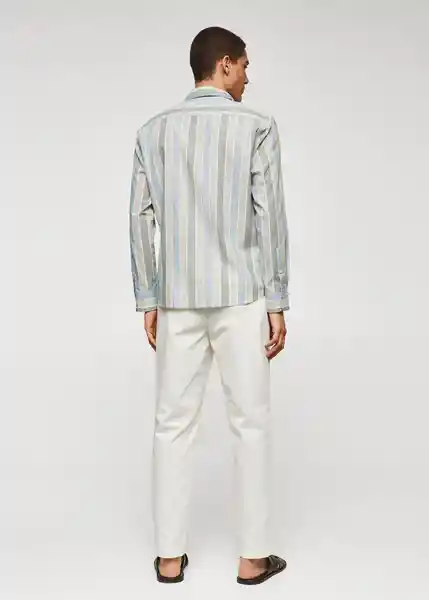 Camisa Moral Topo Talla M Hombre Mango