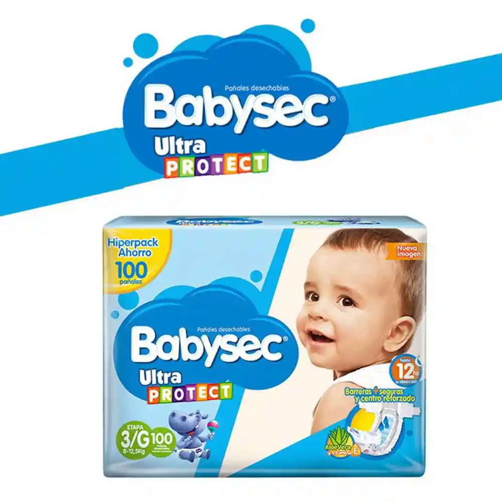 Babysec Pañales Ultra Protect Etapa 3 